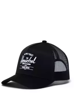 Кепка унисекс с сеткой черного цвета Herschel, чёрный