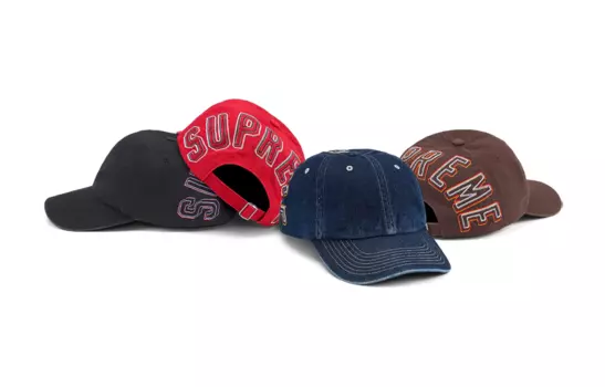 Кепка Supreme Back Arc, черный