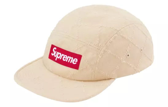 Кепка Supreme Punched Denim, бежевый