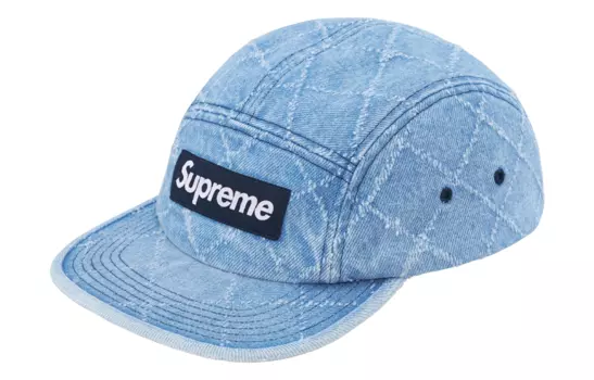 Кепка Supreme Punched Denim, синий