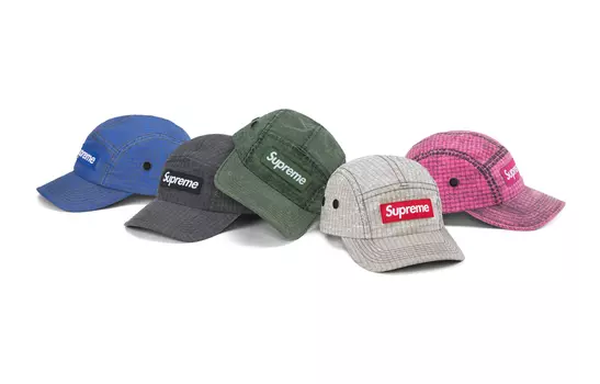 Кепка Supreme Distressed Ripstop, черный
