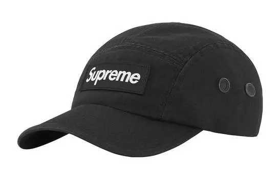 Кепка Supreme Military Camp с логотипом, черный