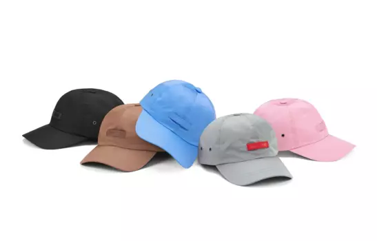 Кепка Supreme Leather Patch, синий