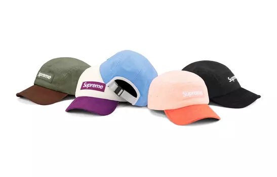 Кепка Supreme Suede Visor, зеленый