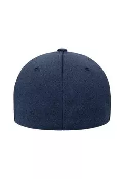 Кепка Unisex Unipanel Melange Flexfit, меланжево-синий