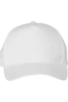 Кепка Valucap из пятипанельного твила, белый