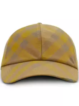 Кепка в клетку BURBERRY, желтый