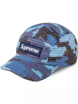Кепка в стиле милитари Supreme, синий