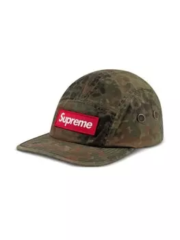 Кепка в стиле милитари Supreme, зеленый