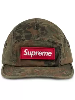 Кепка в стиле милитари Supreme, зеленый
