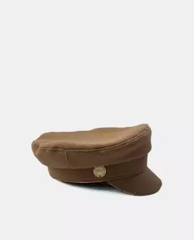 Кепка в стиле милитари светло-коричневого цвета Nine West, коричневый