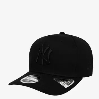 Кепка в тон черного цвета на эластичной кнопке 9fifty New Era