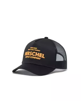 Кепка Whaler Tall Mesh Shop в черном цвете Herschel, черный