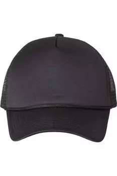 Кепка водителя грузовика Valucap Foam Mesh Back, черный/черный