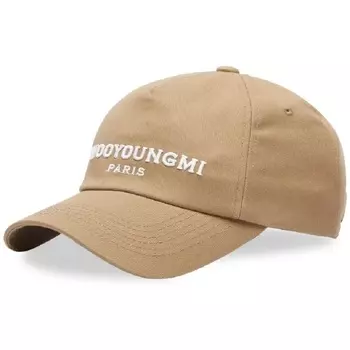 Кепка Wooyoungmi Large Logo, бежевый