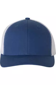 Кепка YP Classics из шести панелей в стиле ретро дальнобойщика, цвет royal/ white