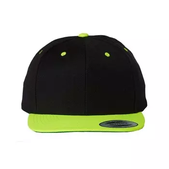 Кепка Yp Classics с плоским козырьком YP Classics, цвет Black And Neon Green
