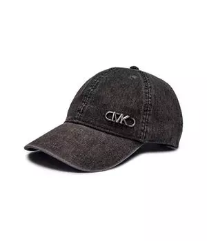 Кепка женская Michael Kors джинсовая с монограммой, черный