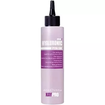 Kepro Утолщающий филлер с гиалуроновой кислотой для тонких, ломких волос, которым не хватает тела, 200мл, Kay Pro