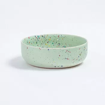 Керамическая чаша для пасты Egg Back Home 19 см, зеленый