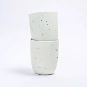 Керамическая чашка для капучино Egg Back Home 250 мл, зеленый