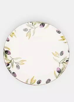 Керамическая десертная тарелка Croff, белый