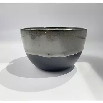 Керамическая миска из черной глины 12 см