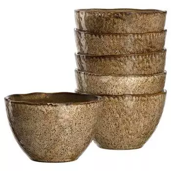 Керамическая миска матера (набор из 6 шт.) Leonardo, бежевый