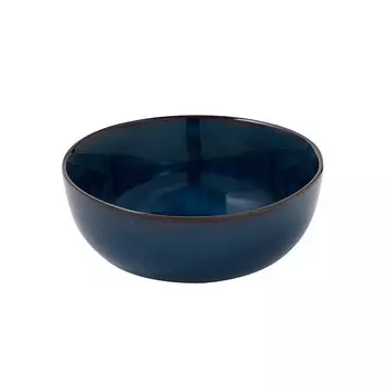Керамическая миска Muji для домашнего использования, синий
