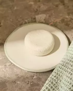 Керамическая мыльница Zara Home, экрю