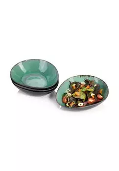 Керамическая посуда серии Palm Beach Snger, trkis - salatschalen set 4-teilig
