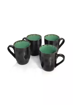 Керамическая посуда серии Palm Beach Snger, trkis - kaffeebecher set 4-teilig