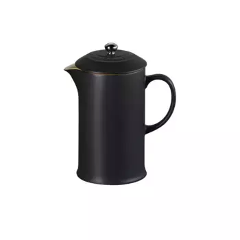 Керамическая пресс-кофеварка Le Creuset из керамогранита, матовый черный