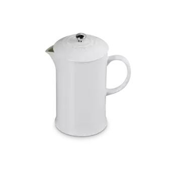 Керамическая пресс-кофеварка Le Creuset из керамогранита, белый
