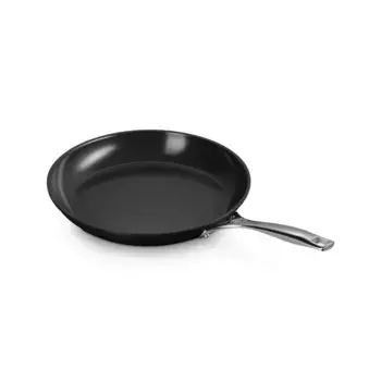 Керамическая сковорода Le Creuset с антипригарным покрытием, алюминиевая низкая сковорода, черный