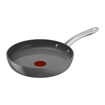 Керамическая сковорода Tefal Renew+ с антипригарным покрытием, серый