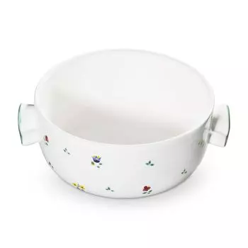 Керамическая суповая кастрюля Gmundner с разбросанными цветами Sonstige Verlage
