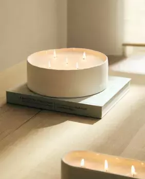 Керамическая свеча Zara Home, белый
