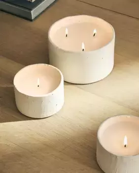 Керамическая свеча Zara Home, белый
