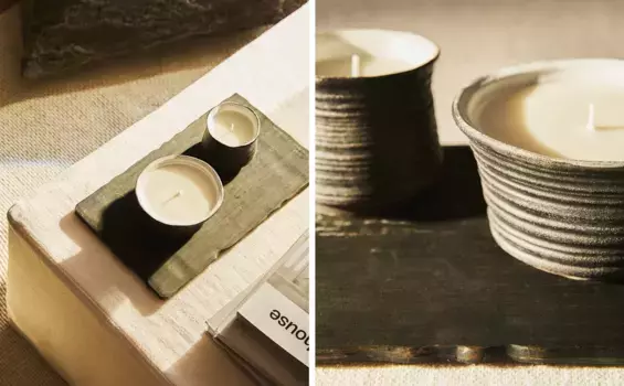 Керамическая свеча Zara Home, черный