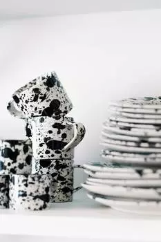 Керамическая тарелка Arket, белый