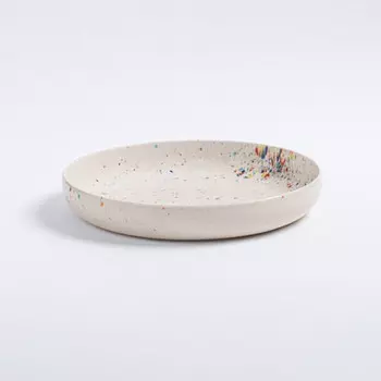 Керамическая тарелка для пасты Egg Back Home 22 см, белый