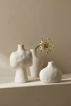 Керамическая ваза H&M, белый