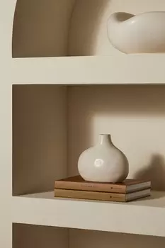 Керамическая ваза H&M, белый