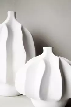 Керамическая ваза H&M, белый