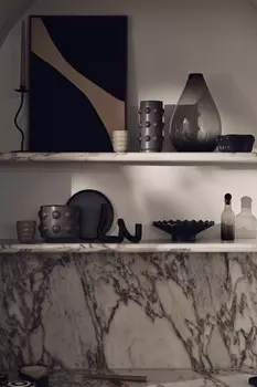 Керамическая ваза H&M, серый