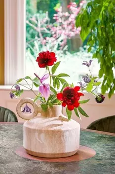 Керамическая ваза Mica Decorations, бежевый