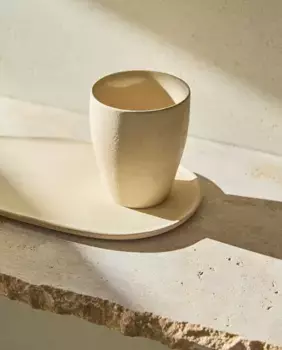 Керамический держатель зубной щетки Zara Home, песок