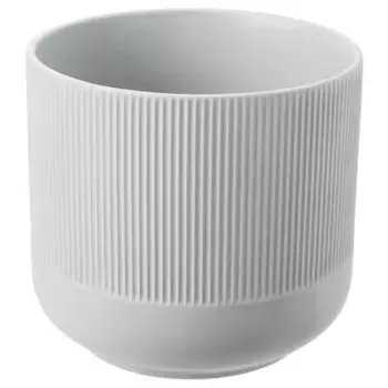 Керамический горшок для растений, серый, 15 см, GRADVIS IKEA