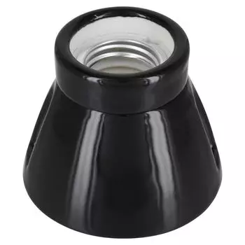 Керамический накладной светильник E27 - Premium P2 черный ADAKAT